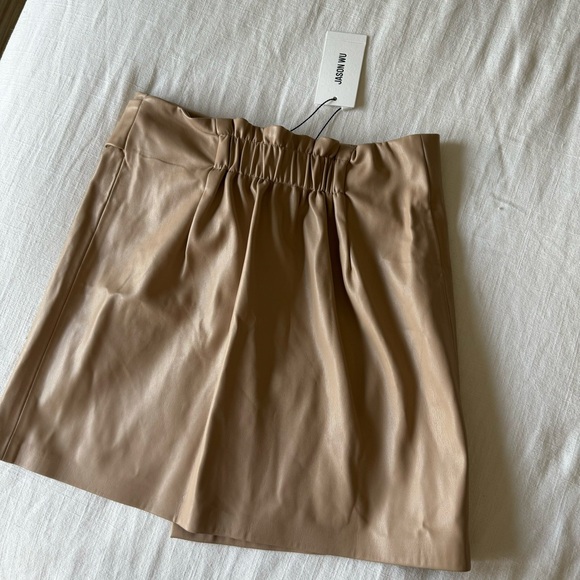 NWT Jason Wu Faux leather mini skirt - Picture 3 of 4